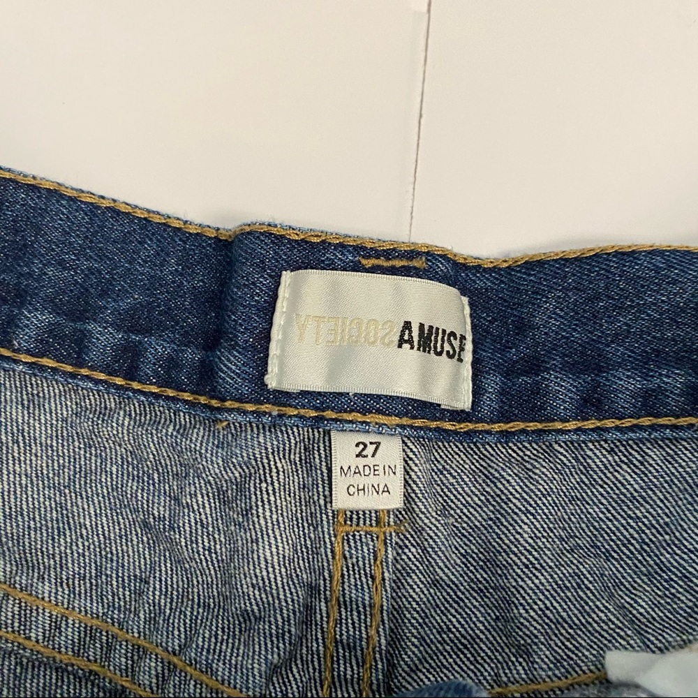 Amuse Society | Denim Cutoff Shorts Size 27 - Picture 8 of 8